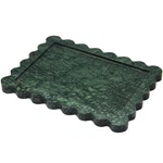 Ymxyjm Genuine Indian Green Scalloped Marble Tray, Real Natural Stone New. Price: $57.45.