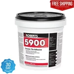 Roberts Ceramic Tile Adhesive Flooring Installation Glue Ready To Use 1 Gallon New. Price: $24.48.