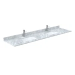 Wyndham Collection WCVVCA184DTOPUNS-NAT 84" Marble Vanity White New. Price: $951.20.