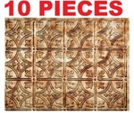 10 Fasade 18.25 X 24.25 In Bermuda Bronze Traditional Style Pvc Backsplash Panel New. Price: $200.00.