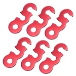 Meccanixity Aluminum Rope Tensioner, 8MM Dia. 3 Hole Straight Tent Cord Red New. Price: $20.38.