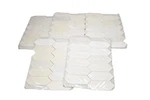 Suburbs Marble Mosaic Wall Floor Tile White 10X12.375 Hexagon Lot Home Decor Open. Price: $79.99.
