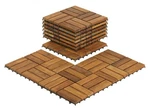 BARE-WF2009 Solid Teak Wood Interlocking Flooring Tiles (pack Of 10), 12" X 1... New. Price: $116.80.