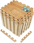 Sorbus Wood Grain Floor Mats Foam Interlocking Each Tile 1 Square Foot... New. Price: $44.99.